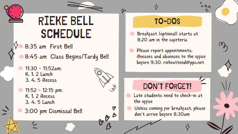 Bell Schedule